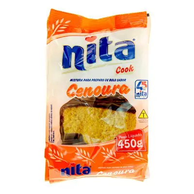 MISTURA PARA BOLO NITA CENOURA 450G