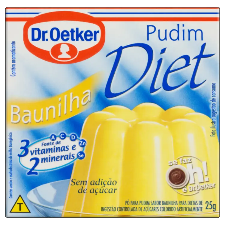 MISTURA PARA PUDIM DR. OETKER BAUNILHA DIET 25G