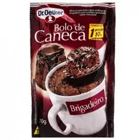 MISTURA PARA BOLO CANECA DR. OETKER BRIGADEIRO 70 G