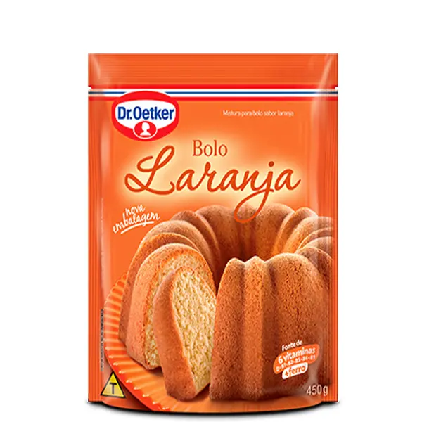 MISTURA PARA BOLO DR.OETKER LARANJA 450 G