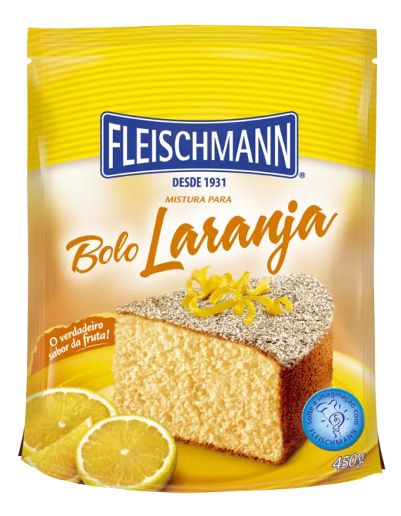 MISTURA PARA BOLO FLEISCHMANN LARANJA 450G