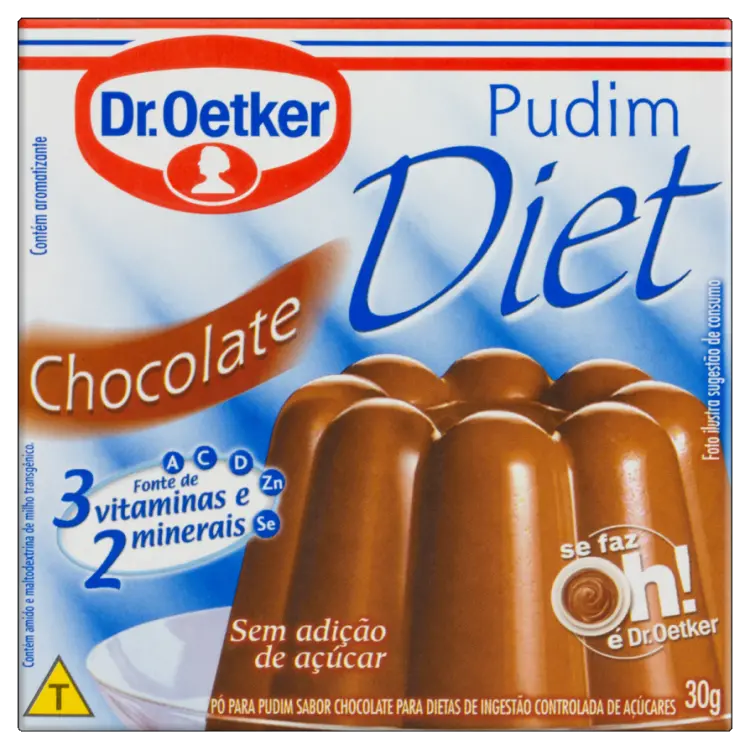 MISTURA PARA PUDIM DR. OETKER CHOCOLATE DIET 30G