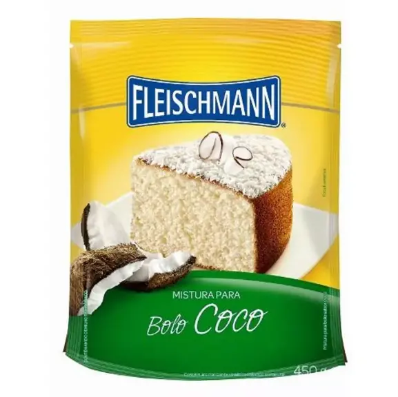 MISTURA PARA BOLO FLEISCHMANN COCO 450G