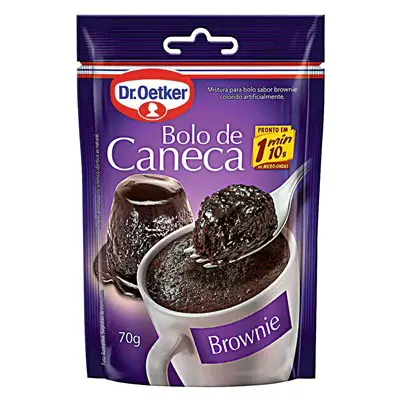 MISTURA PARA BOLO CANECA DR. OETKER BROW 70 G