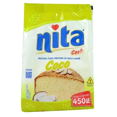 MISTURA PARA BOLO NITA COCO 450G