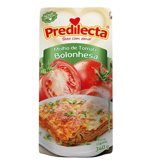 MOLHO DE TOMATE BOLONHESA PREDILECTA 340 GRAMAS