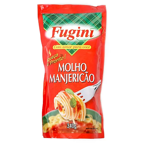 MOLHO DE TOMATE FUGINI MANJERICÃO 340 G