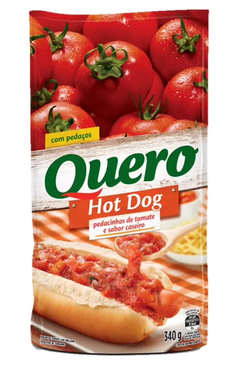 MOLHO DE TOMATE QUERO HOT DOG 340G