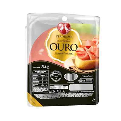 MORTADELA PERDIGÃO OURO FATIADA 200G