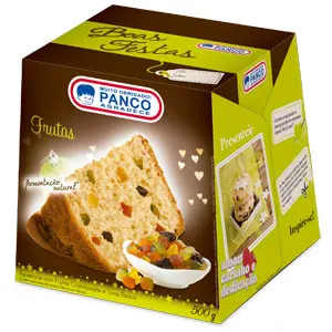 PANETONE PANCO FRUTAS E UVAS PASSAS 500G