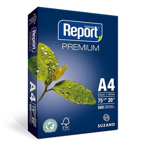 PAPEL A4 REPORT BRANCO COM 500 FOLHAS