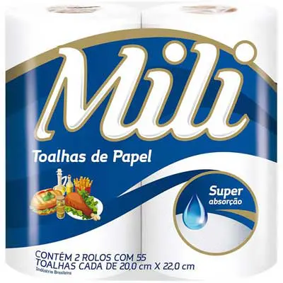 PAPEL TOALHA MILI COM 2