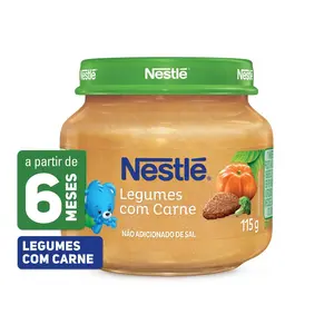 ALIMENTO INFANTIL NESTLÉ LEGUMES COM CARNE 115 GRAMAS