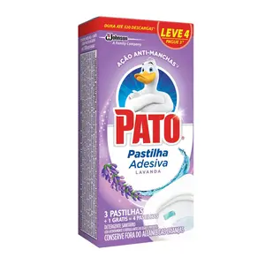 PASTILHA ADESIVO PATO LAVANDA 4 UNIDADES