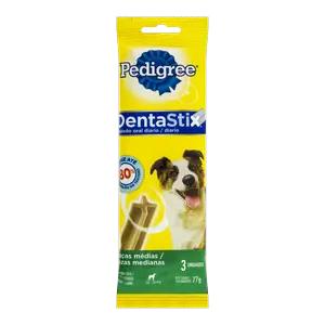 PETISCO PEDIGREE DENTASTIX ADULTOS RAÇAS MÉDIAS 75G