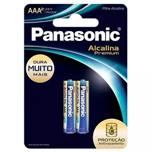 PILHA PANASONIC PREMIUM AAA COM 2 UN