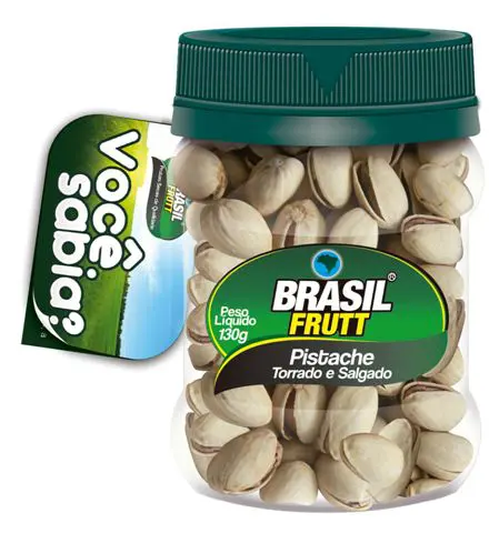 PISTACHE BRASIL FRUTT TORRADO E SALGADO 130 G