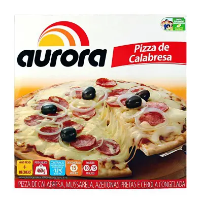 PIZZA AURORA CALABRESA 460G