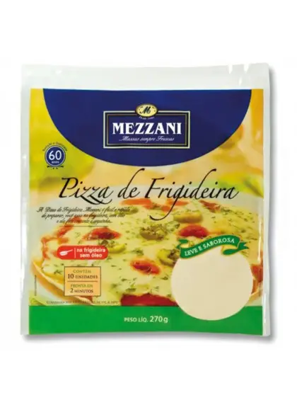 PIZZA MEZZANI DE FRIGIDEIRA 270 GRAMAS