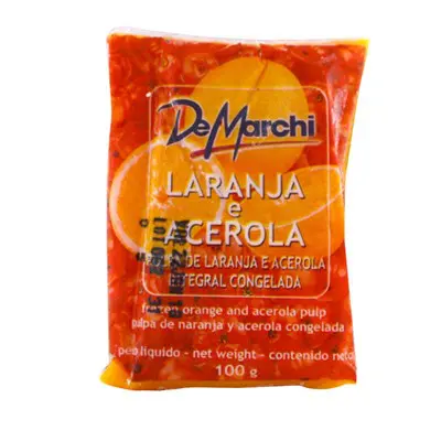 POLPA DEMARCHI LARANJA COM ACEROLA 100 GRAMAS