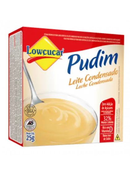 PÓ PARA PUDIM LOWÇUCAR LEITE CONDENSADO LIGHT 25 G