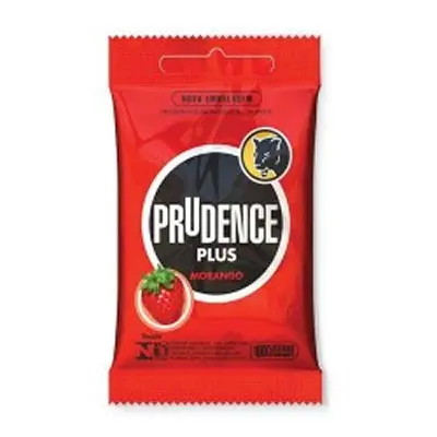 PRESERVATIVO PRUDENCE MORANGO COM 3 UNIDADES