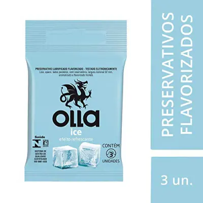 PRESERVATIVO OLLA ICE 3 UNIDADES