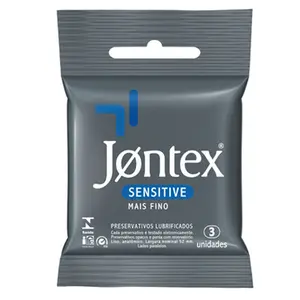 PRESERVATIVO JONTEX SENSIT MAIS FINO COM 3