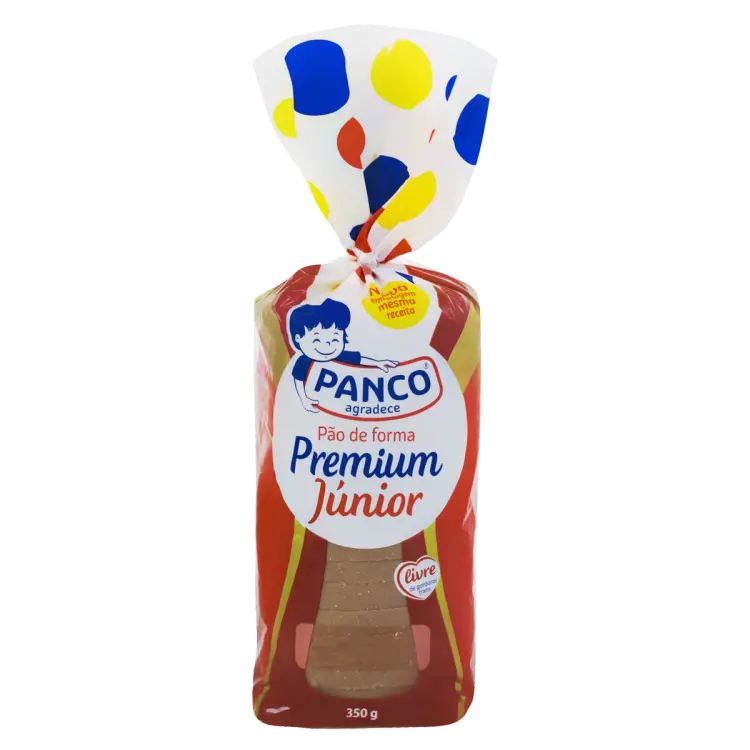 PÃO DE FORMA PREMIUM JUNIOR PANCO 350 G