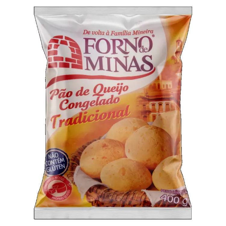 PÃO DE QUEIJO FORNO DE MINAS TRADICIONAL 400G