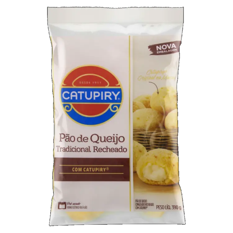 PÃO DE QUEIJO CATUPIRY 390 GRAMAS