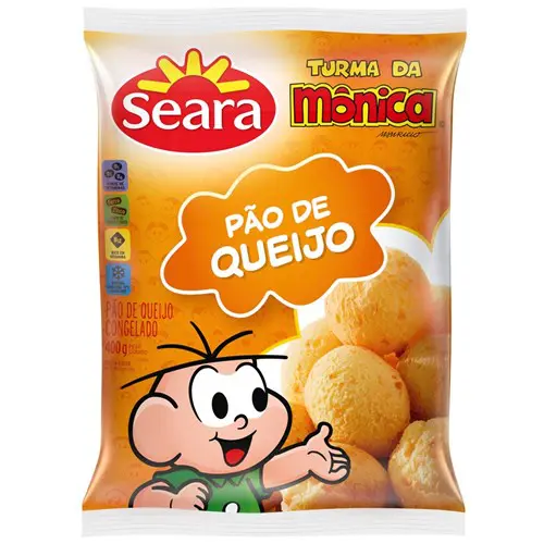 PÃO DE QUEIJO SEARA TURMA DA MÔNICA 400 GRAMAS