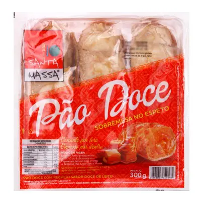 PÃO DOCE SANTA MASSA 300G