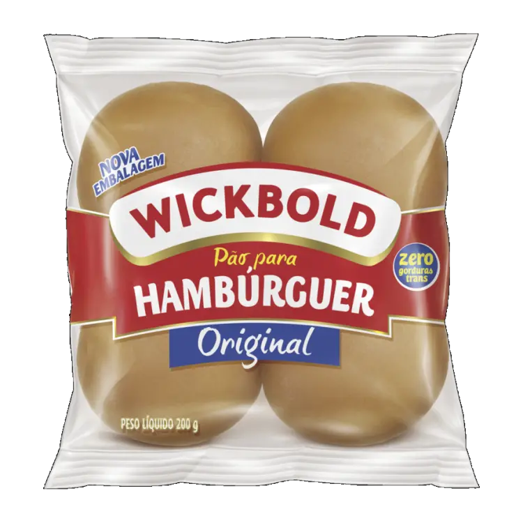 PÃO PARA HAMBURGUER WICKBOLD ORIGINAL 200 G