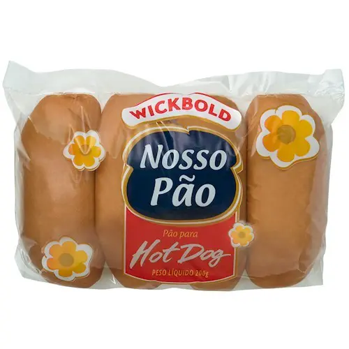 PÃO HOT DOG WICKBOLD COM 4 160G