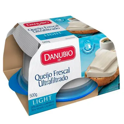 QUEIJO DANUBIO MINAS FRESCAL LIGHT 500 GR