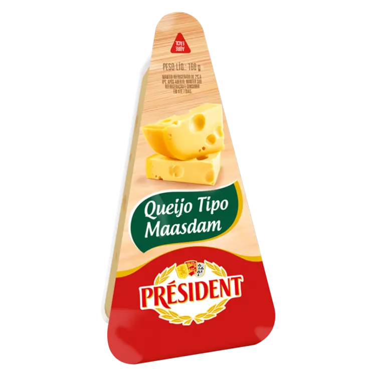 QUEIJO MAASDAM PRESIDENT 160 G