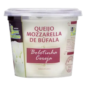 QUEIJO MOZZARELA BUFALA BOM DESTINO CEREJA 160 GRAMAS