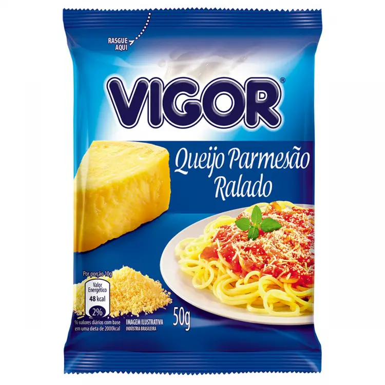 QUEIJO PARMESÃO RALADO VIGOR 50 G