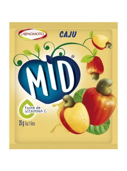 REFRESCO MID CAJU 25G