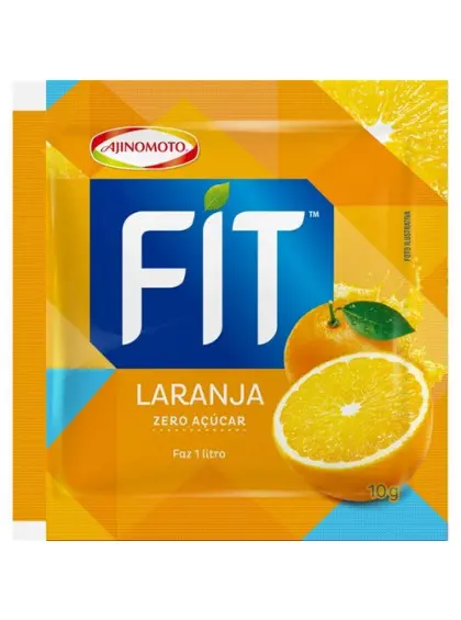 REFRESCO FIT LARANJA 10 GRAMAS