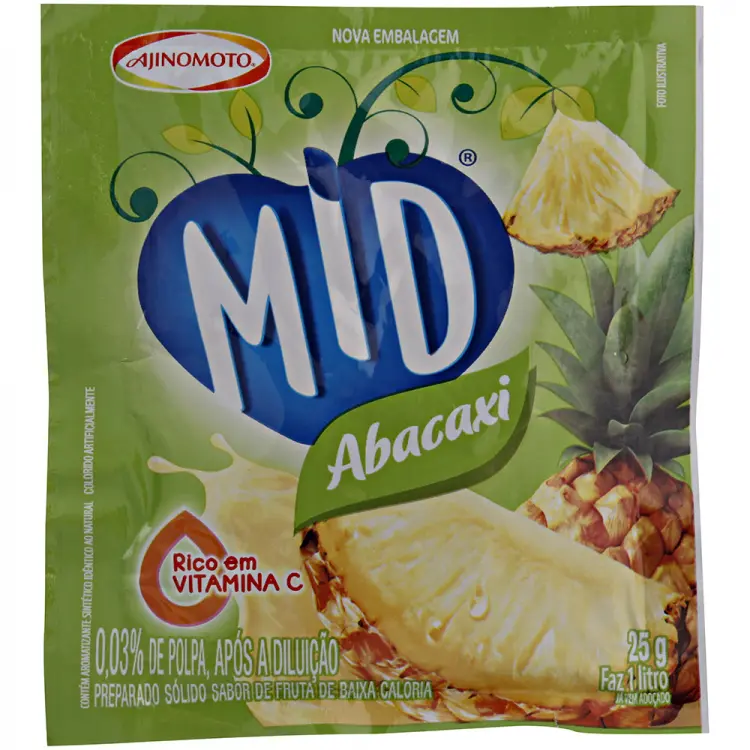 REFRESCO MID ABACAXI 25G