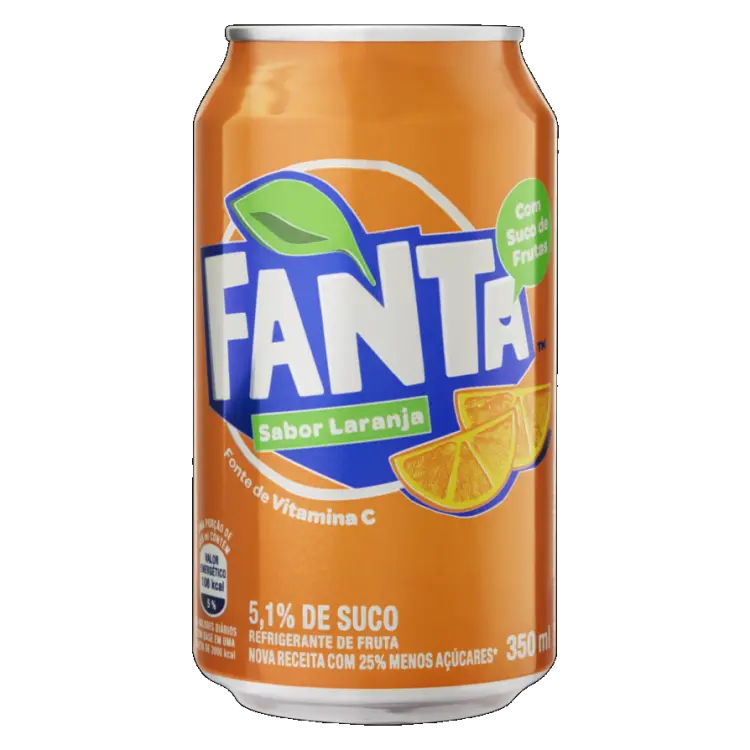 REFRIGERANTE FANTA LARANJA 350ML