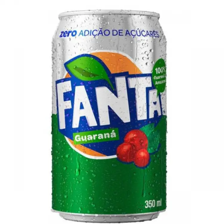 REFRIGERANTE FANTA GUARANÁ ZERO 350ML