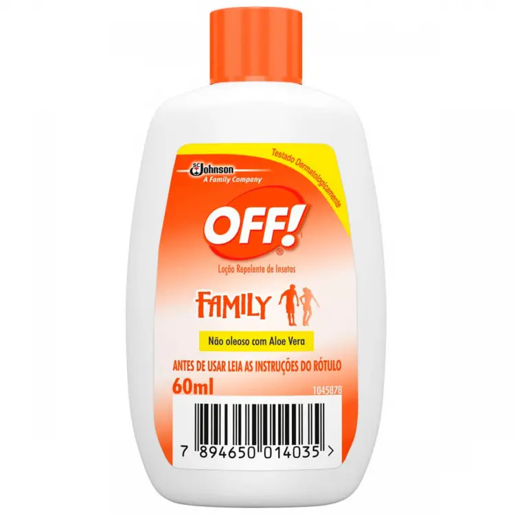 REPELENTE OFF INSETO FAMILY LOÇÃO 60ML