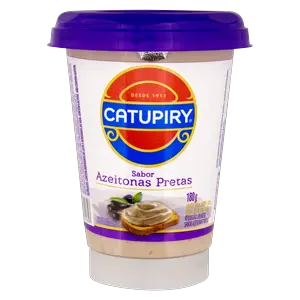 REQUEIJÃO CATUPIRY AZEITONAS PRETAS 180G