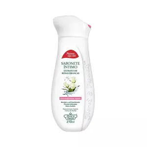 SABONETE FLORES & VEGETAIS LÍQUIDO INTIMO ROSAS BRANCAS 250 ML