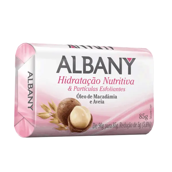 SABONETE ALBANY HIDRATAÇÃO NUTRITIVA 85G