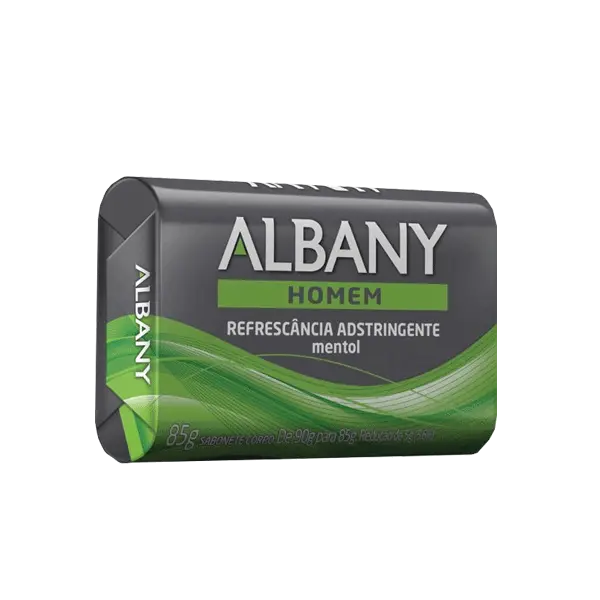 SABONETE ALBANY HOMEM MENTOL 85G