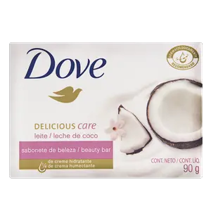 SABONETE DOVE HIDRATANTE LEITE DE COCO 90G